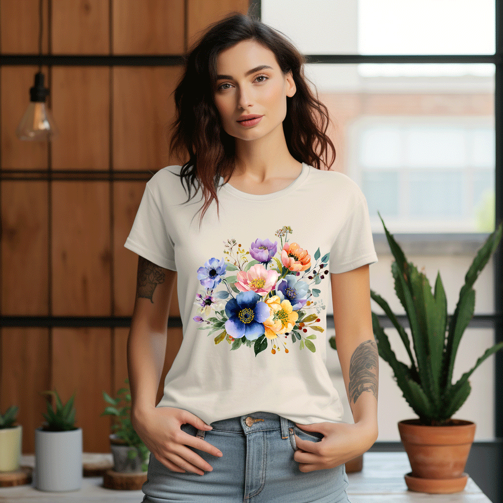 Custom Short Sleeved T Shirt